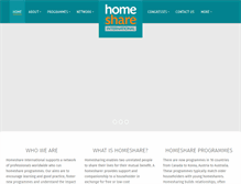 Tablet Screenshot of homeshare.org
